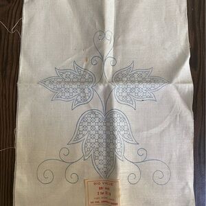 Embroidery Linen project- Scarf/Towel/Pillow